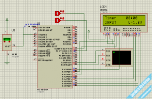 PIC đo điện áp từ 0 đến 5VDC hiển thị LCD