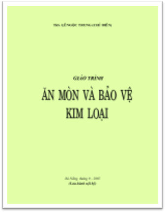 ĐHQG.Ăn Mòn Và Bảo Vệ Kim Loại - Trịnh Xuân Sén, 183 Trang